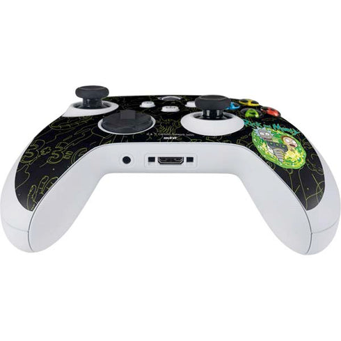 Adult Swim Rick and Morty Portal Travel Xbox Series S Controller Skin