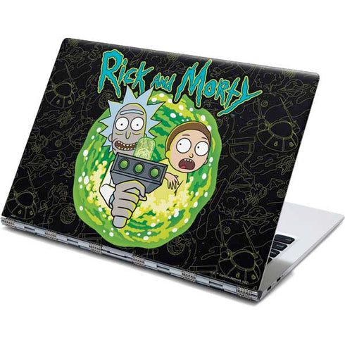 Adult Swim Rick and Morty Portal Travel Yoga 910 2-in-1 14in Touch-Screen Skin