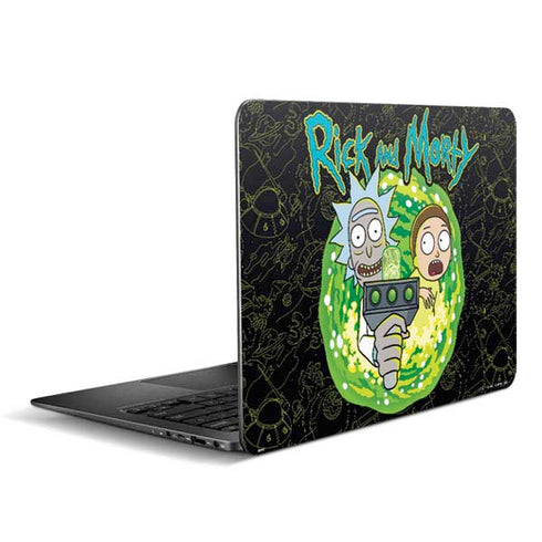 Adult Swim Rick and Morty Portal Travel Zenbook UX305FA 13.3in Skin