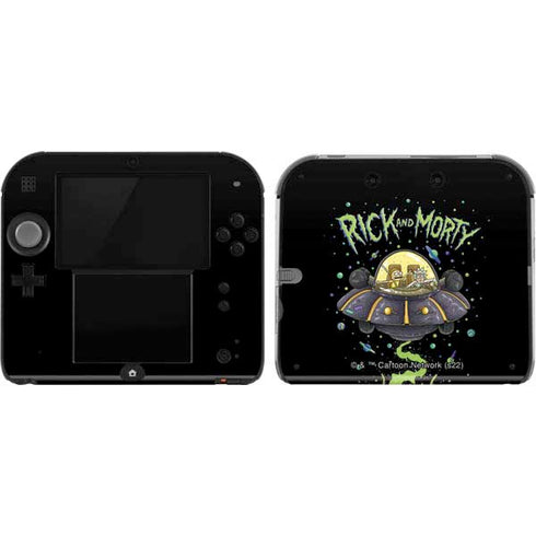 Adult Swim Rick and Morty Spaceship Nintendo 2DS Skin