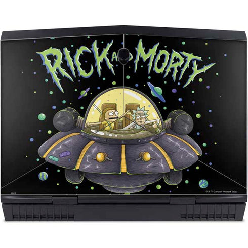 Adult Swim Rick and Morty Spaceship Dell Alienware Skin
