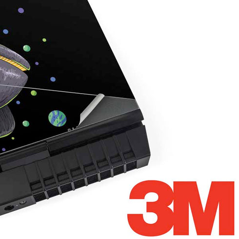 Adult Swim Rick and Morty Spaceship Dell Alienware Skin