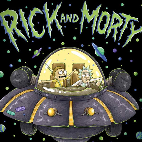 Adult Swim Rick and Morty Spaceship Dell Alienware Skin