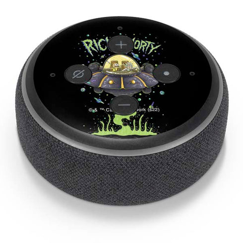 Adult Swim Rick and Morty Spaceship Amazon Echo Dot Skin