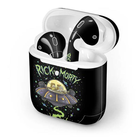 Adult Swim Rick and Morty Spaceship Apple AirPods 2 Skin