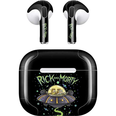 Adult Swim Rick and Morty Spaceship Apple AirPods (3rd Gen 2021) Skin