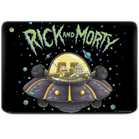 Adult Swim Rick and Morty Spaceship HP Chromebook Skin