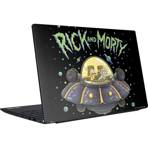 Adult Swim Rick and Morty Spaceship Dell Vostro Skin