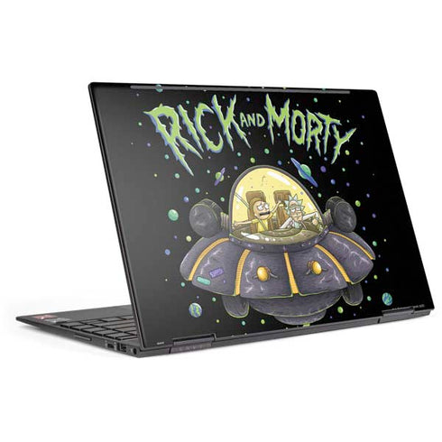 Adult Swim Rick and Morty Spaceship HP Envy Skin