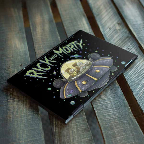 Adult Swim Rick and Morty Spaceship HP Envy Skin