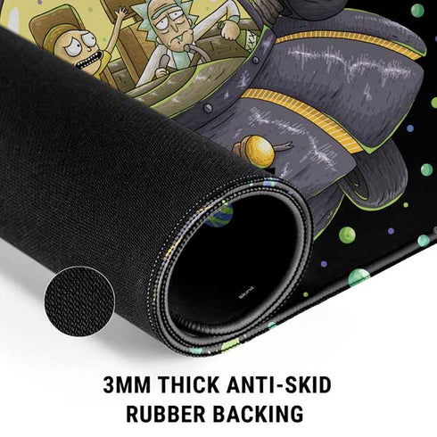 Adult Swim Rick and Morty Spaceship Gaming Mouse Pad