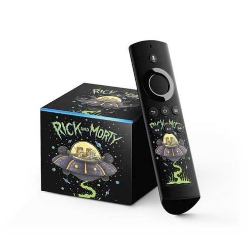 Adult Swim Rick and Morty Spaceship Fire TV Cube Skin