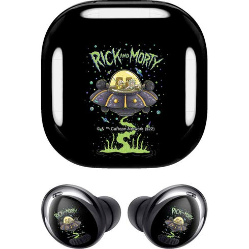 Adult Swim Rick and Morty Spaceship Galaxy Buds Pro Skin