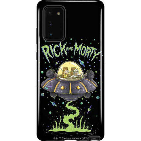 Adult Swim Rick and Morty Spaceship Galaxy Note20 5G Pro Case