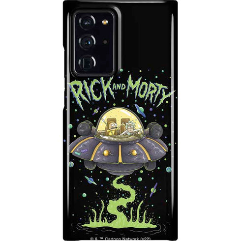 Adult Swim Rick and Morty Spaceship Galaxy Note20 Ultra 5G Lite Case