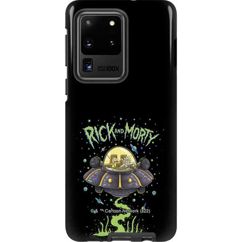 Adult Swim Rick and Morty Spaceship Galaxy S20 Ultra 5G Pro Case