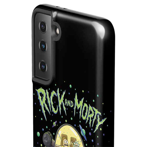 Adult Swim Rick and Morty Spaceship Galaxy S21 Plus 5G Pro Case