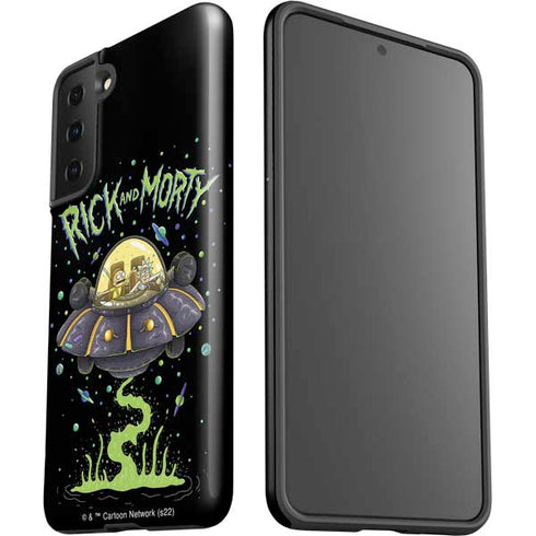 Adult Swim Rick and Morty Spaceship Galaxy S21 Plus 5G Pro Case