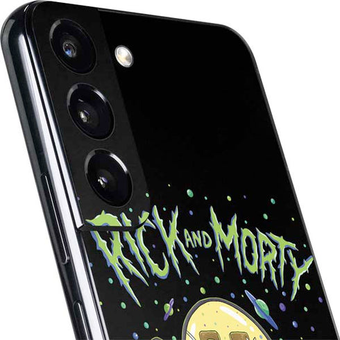 Adult Swim Rick and Morty Spaceship Galaxy S22 Plus Skin