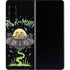 Adult Swim Rick and Morty Spaceship Galaxy Z Fold4 5G Skin
