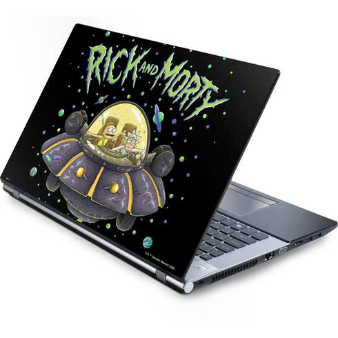 Adult Swim Rick and Morty Spaceship Generic Laptop Skin