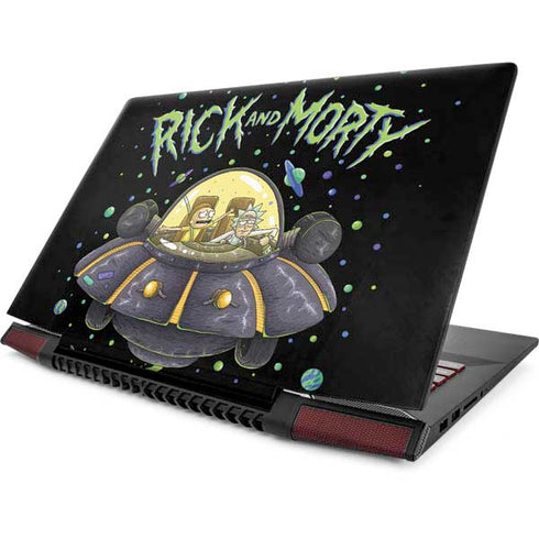 Adult Swim Rick and Morty Spaceship Lenovo IdeaPad Skin