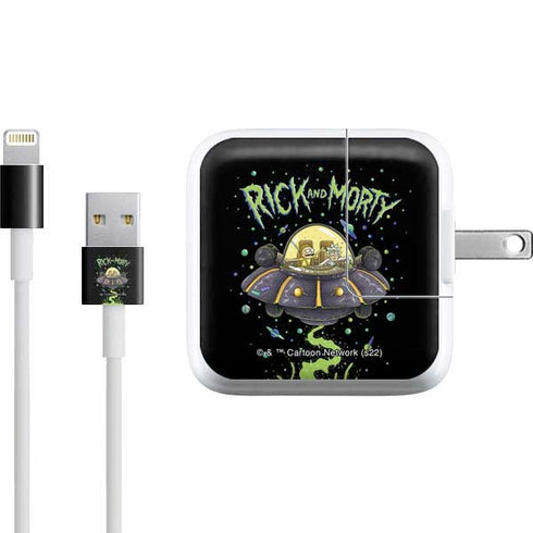 Adult Swim Rick and Morty Spaceship iPad Charger (10W USB) Skin