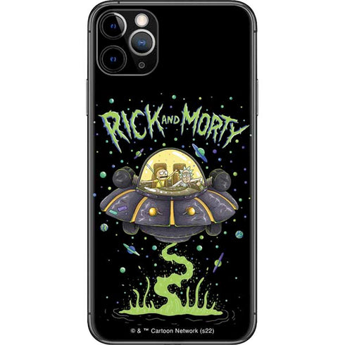 Adult Swim Rick and Morty Spaceship iPhone 11 Pro Max Skin
