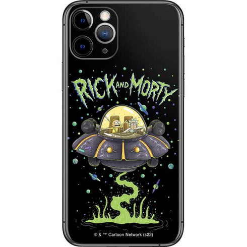 Adult Swim Rick and Morty Spaceship iPhone 11 Pro Skin