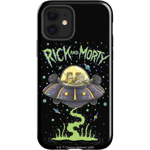 Adult Swim Rick and Morty Spaceship iPhone 12 Impact Case