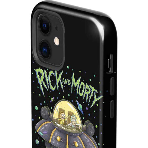 Adult Swim Rick and Morty Spaceship iPhone 12 Impact Case