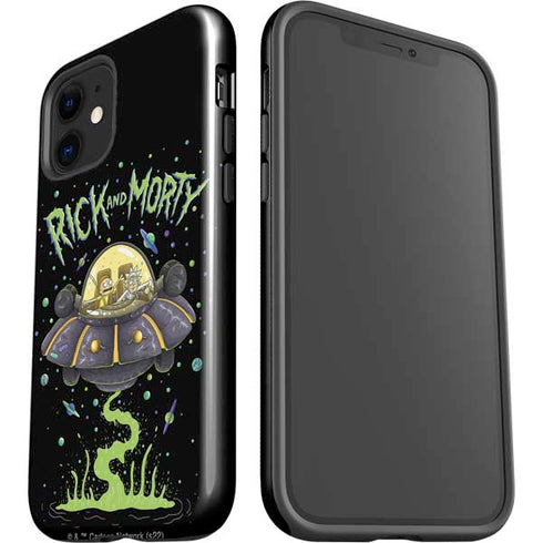 Adult Swim Rick and Morty Spaceship iPhone 12 Impact Case
