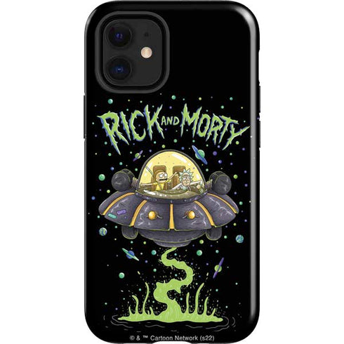 Adult Swim Rick and Morty Spaceship iPhone 12 Mini Impact Case