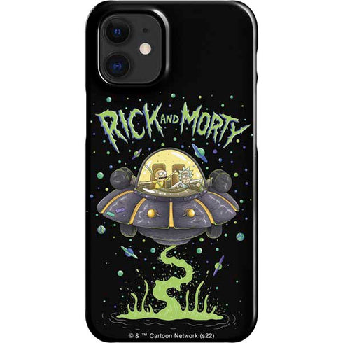 Adult Swim Rick and Morty Spaceship iPhone 12 Mini Lite Case