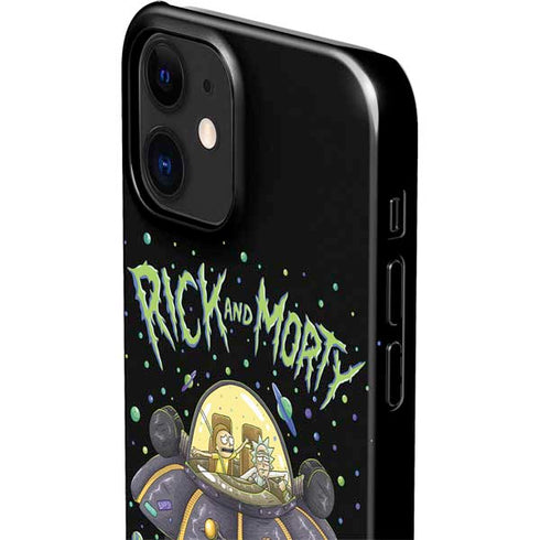 Adult Swim Rick and Morty Spaceship iPhone 12 Mini Lite Case
