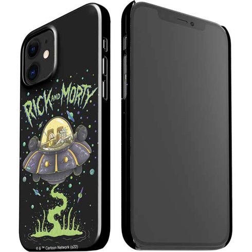 Adult Swim Rick and Morty Spaceship iPhone 12 Mini Lite Case