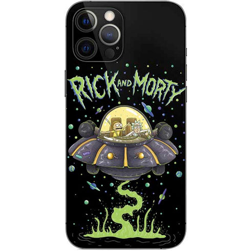Adult Swim Rick and Morty Spaceship iPhone 12 Pro Max Skin