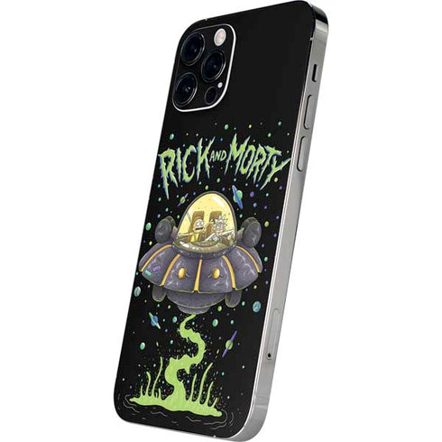 Adult Swim Rick and Morty Spaceship iPhone 12 Pro Max Skin