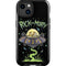 Adult Swim Rick and Morty Spaceship iPhone 15 Plus Impact Case