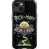 Adult Swim Rick and Morty Spaceship iPhone 14 Plus Impact Case