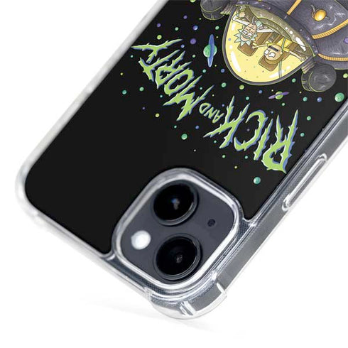 Adult Swim Rick and Morty Spaceship iPhone 15 MagSafe Case