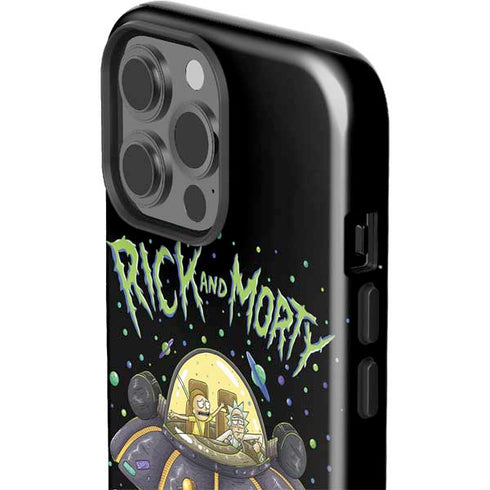 Adult Swim Rick and Morty Spaceship iPhone 15 Pro Max Impact Case