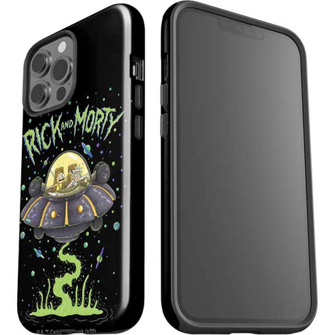 Adult Swim Rick and Morty Spaceship iPhone 15 Pro Max Impact Case