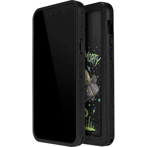 Adult Swim Rick and Morty Spaceship iPhone 15 Pro Waterproof Case