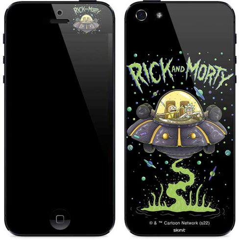 Adult Swim Rick and Morty Spaceship iPhone 5/5s/5SE Skin