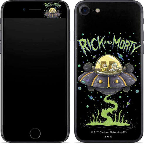 Adult Swim Rick and Morty Spaceship iPhone 7 Skin