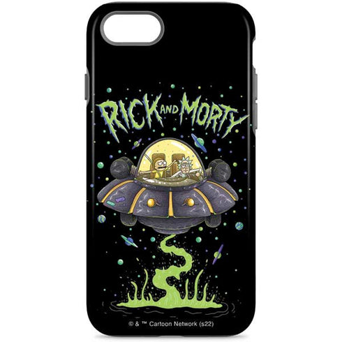 Adult Swim Rick and Morty Spaceship iPhone 8 Pro Case
