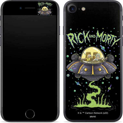 Adult Swim Rick and Morty Spaceship iPhone SE (2nd & 3rd Gen) Skin