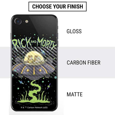 Adult Swim Rick and Morty Spaceship iPhone SE (2nd & 3rd Gen) Skin
