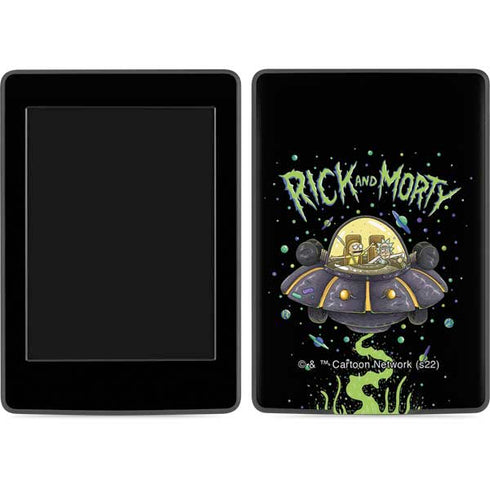 Adult Swim Rick and Morty Spaceship Amazon Kindle Skin